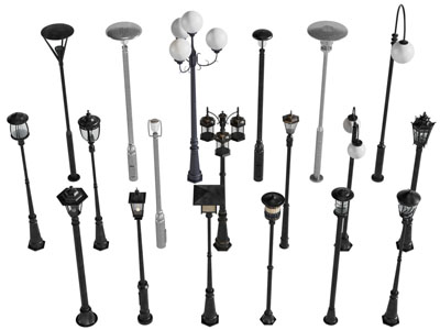 欧式路灯、广场灯、景观灯