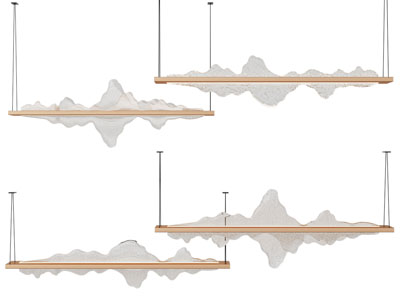 新中式山脉吊灯