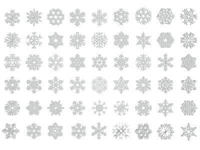 现代雪花雕花装饰构件