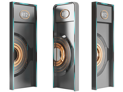 现代KTV包房平开门