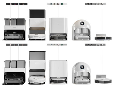 现代智能充电扫地机