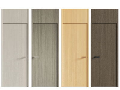 现代实木单扇平开门