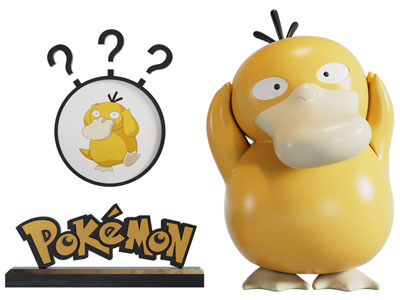 小黄鸭雕塑雕刻摆件组合3d模型 小黄鸭雕塑雕刻摆件组合