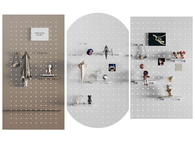 现代洞洞眼墙饰收纳挂件