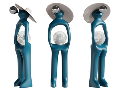 现代雕塑雕刻落地灯