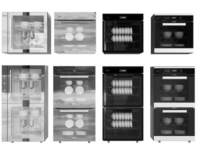 现代消毒柜、立式消毒柜