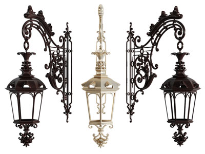 欧式铁艺雕花壁灯