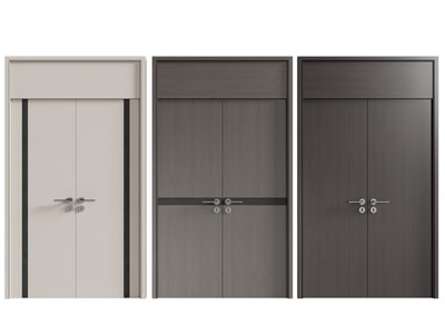 现代双扇平开门