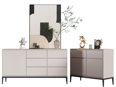 现代玄关柜、边柜