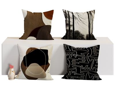 现代方形靠垫抱枕