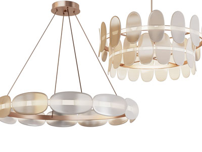 现代轻奢圆形吊灯