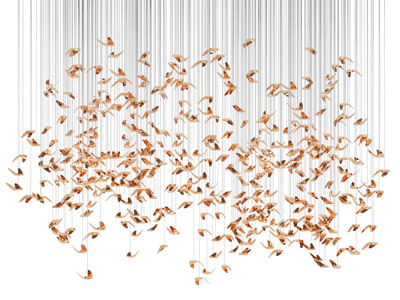 现代鸟群垂线吊灯