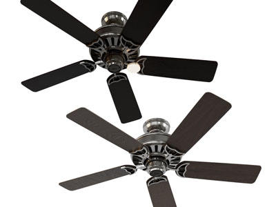 现代五叶金属吊扇、电风扇