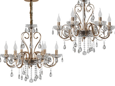 欧式雕花水晶吊灯