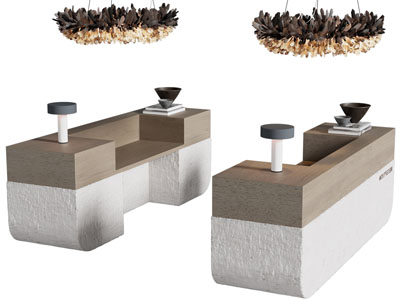 现代前台接待台