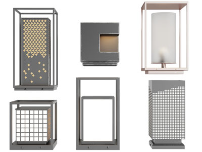 新中式地灯、草坪灯、庭院景观灯