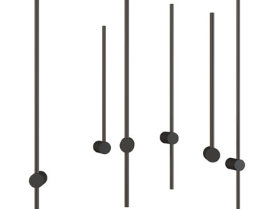 现代金属线性壁灯