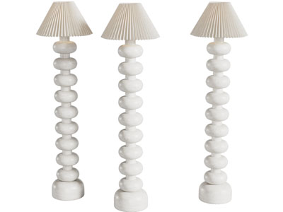 现代串珠灯柱落地灯