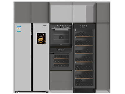 现代收纳冰箱的酒柜3d模型 现代收纳冰箱的酒柜