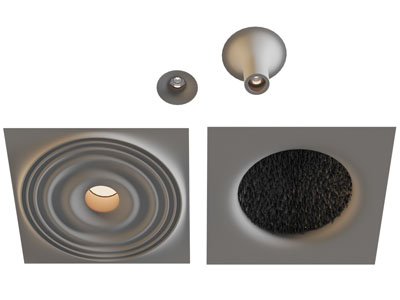 侘寂风筒灯射灯