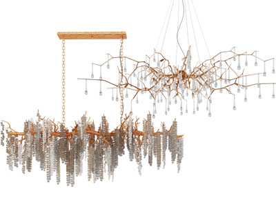 现代枝状冰柱吊灯