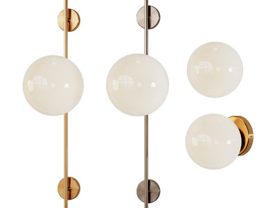 现代轻奢球形壁灯