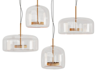 现代玻璃灯罩吊灯