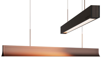 现代一字办公吊灯