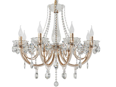 欧式水晶吊坠、烛台多头吊灯