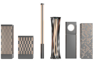 新中式地灯、草坪灯、装饰庭院灯