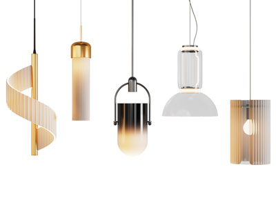 现代垂线吊灯