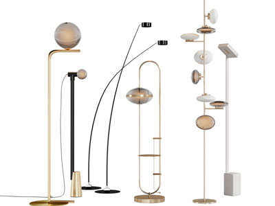 现代轻奢落地灯
