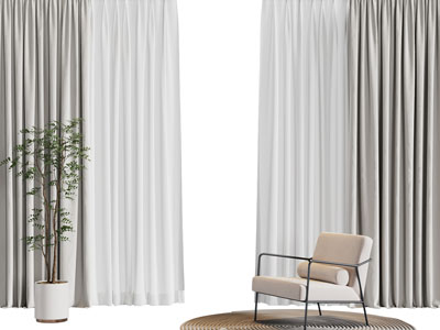 现代窗帘窗纱