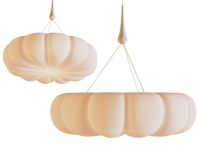 现代南瓜造的吊灯