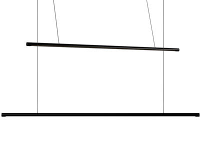 现代线金属灯管吊灯