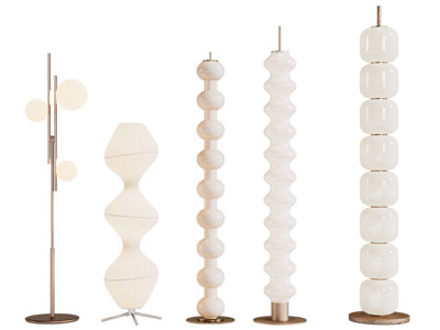 现代串珠落地灯