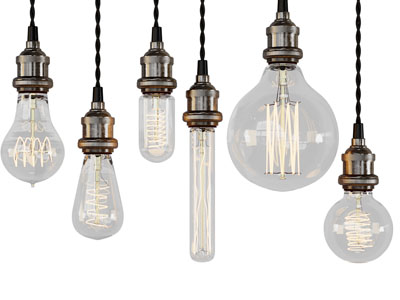 工业风loft灯泡吊灯