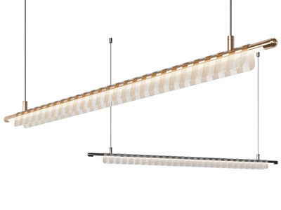 现代人字条状吊灯