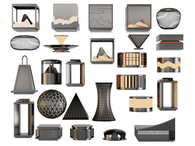 新中式草坪灯、户外灯、装饰灯