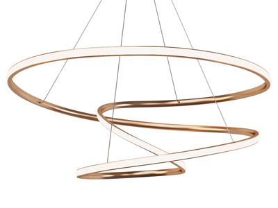 现代扭曲带状吊灯