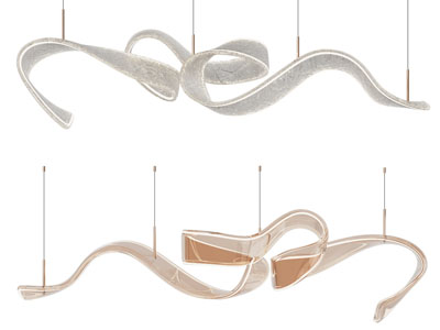 现代飘带吊灯
