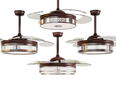 新中式吊扇灯、风扇吊灯