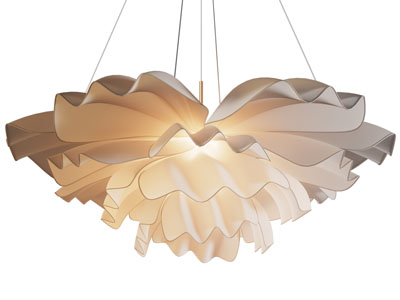 现代多层花瓣吊灯