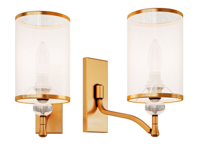 现代柱形灯罩壁灯