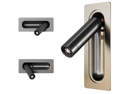 现代可调整方向的壁灯