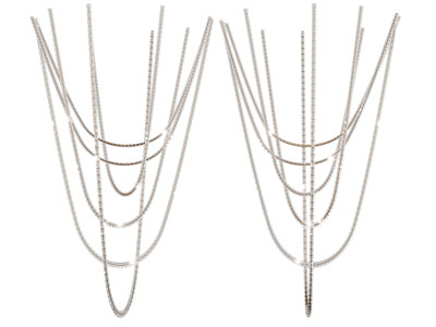 现代条状灯管吊灯
