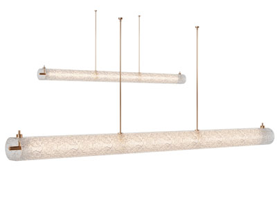 现代一字灯管吊灯