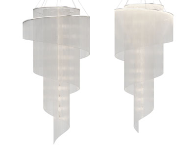 现代螺旋造的吊灯