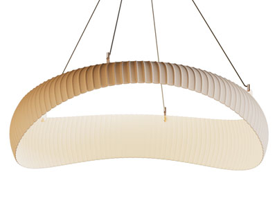 现代不规则圆形吊灯