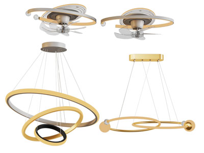 现代个性风扇灯、吊扇吊灯